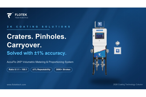 Craters, Pinholes, Color Carryover: One AccuFlo 2KP System Solves the Three Major 2K Coating Challenges